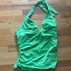 Athleta Shirrendipity Lime Green Activewear Tankini